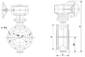 D343H Metal-Seated Butterfly Valve Series constructral diagram(pic1)